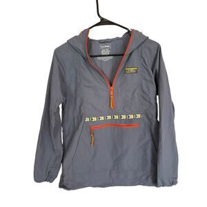 L.L. Bean Anorak Jacket Women’s  Colorblock Nylon Pullover Hooded 90s Y2K